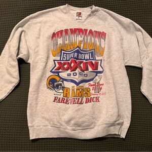 Vintage Rams Super Bowl XXXIV Champions Sweatshirt